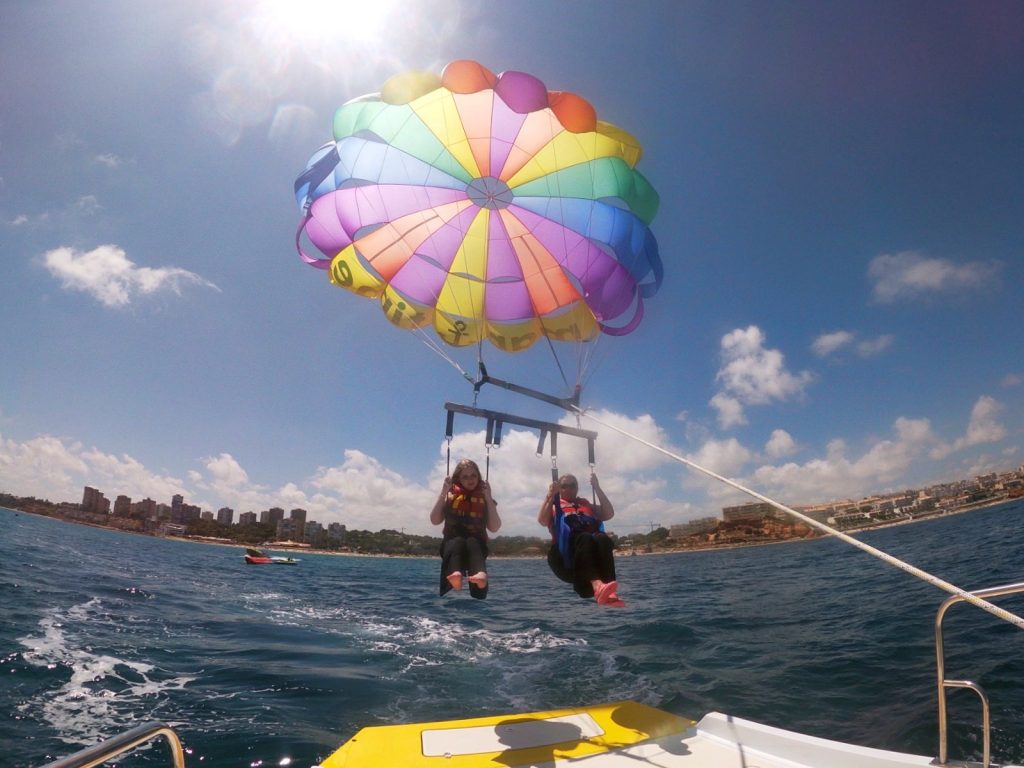 experiencia en parasailing